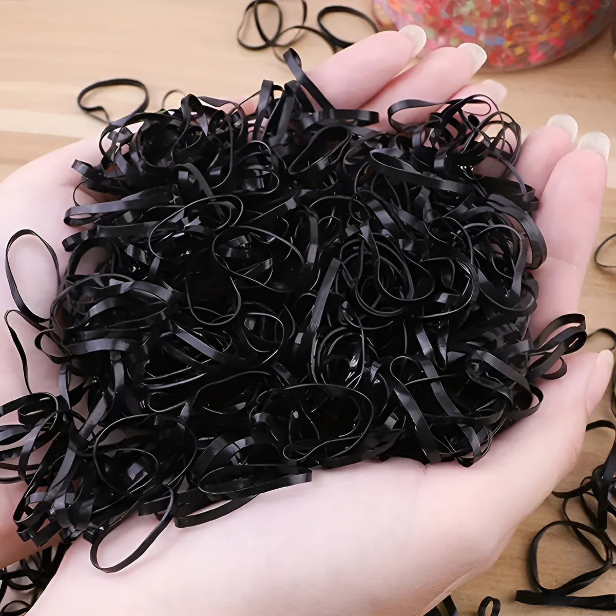 Ligas elásticas para el cabello para niñas (1000 unidades) – Tienda online NQLN Store Venezuela