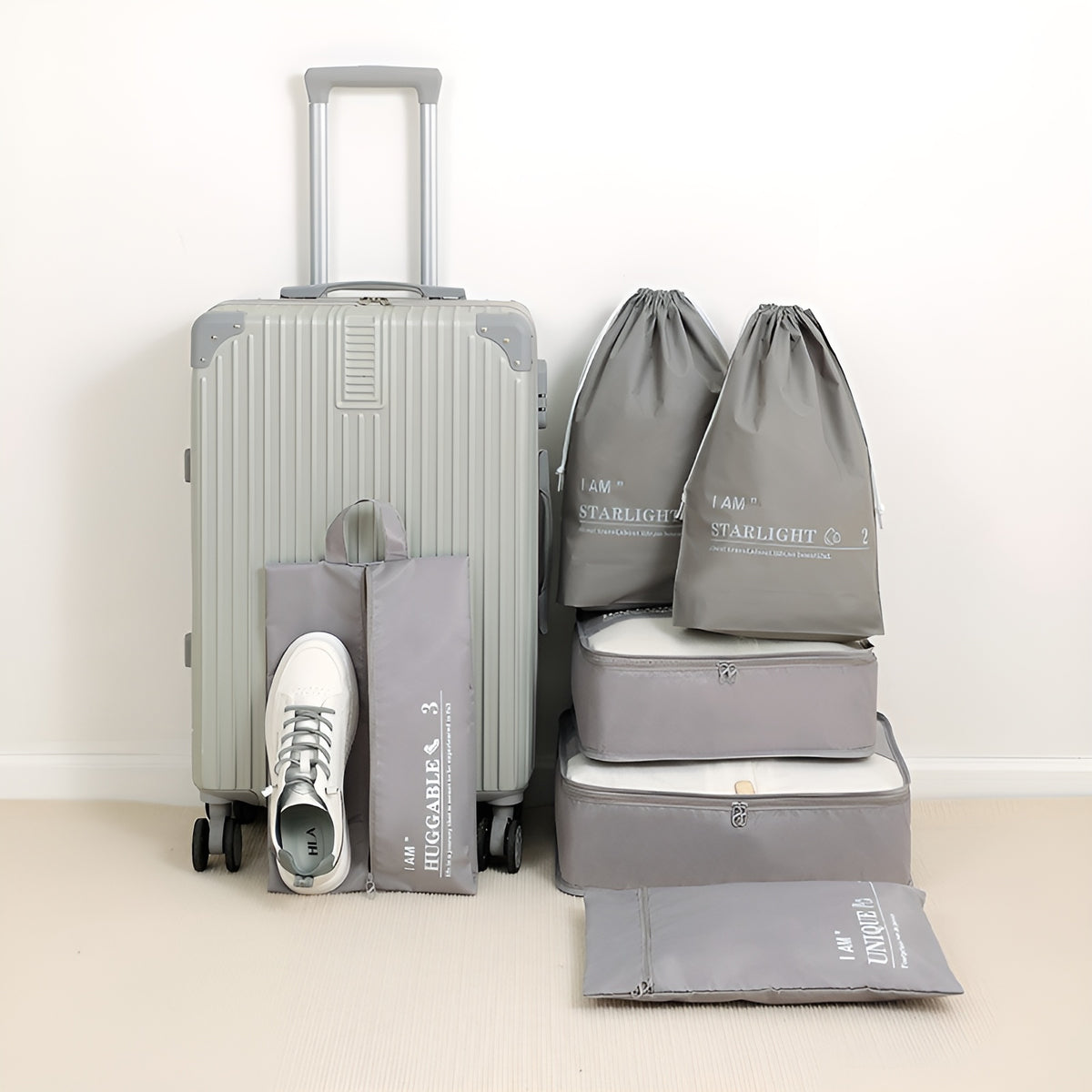 Set de bolsas de viaje para organización en maleta (Pack de 6) – Comprar en Caracas, Margarita y toda Venezuela – NQLN Store