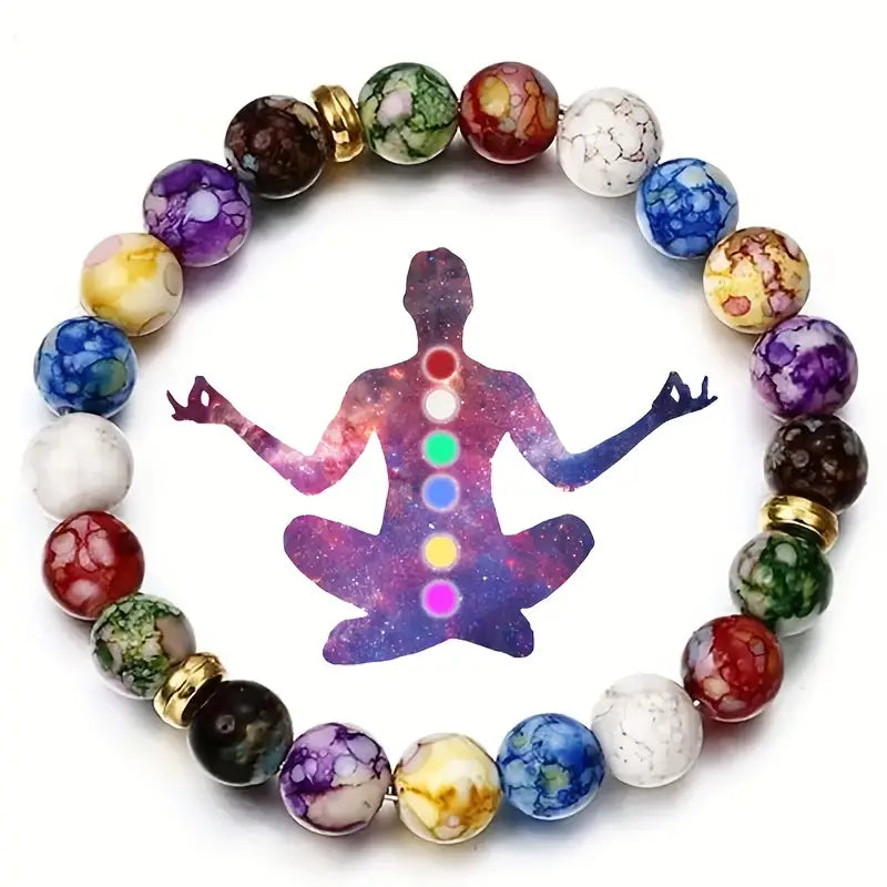 Pulsera 7 Chakras – Vista de cerca del producto – NQLN Store