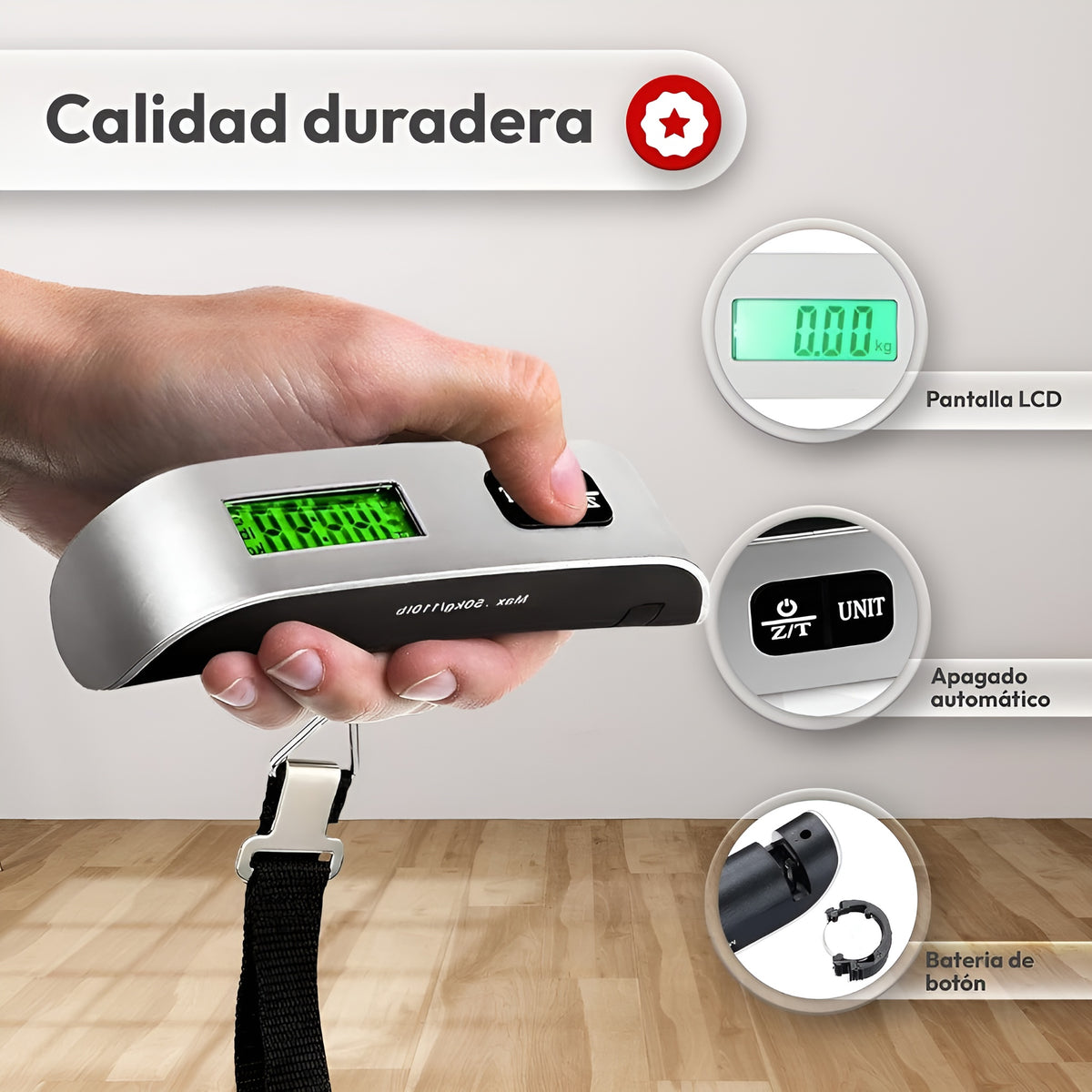Bascula de peso digitales para viajes – Envío a toda Venezuela – NQLN Store