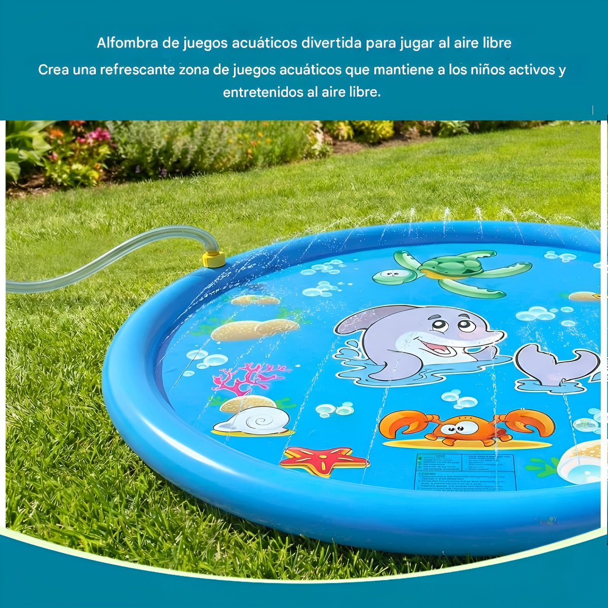 Alfombra aspersora para ninos para piscina y exterior – Tienda online NQLN Store Venezuela