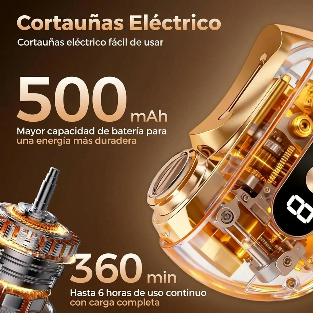 Cortauñas electrico multifuncional