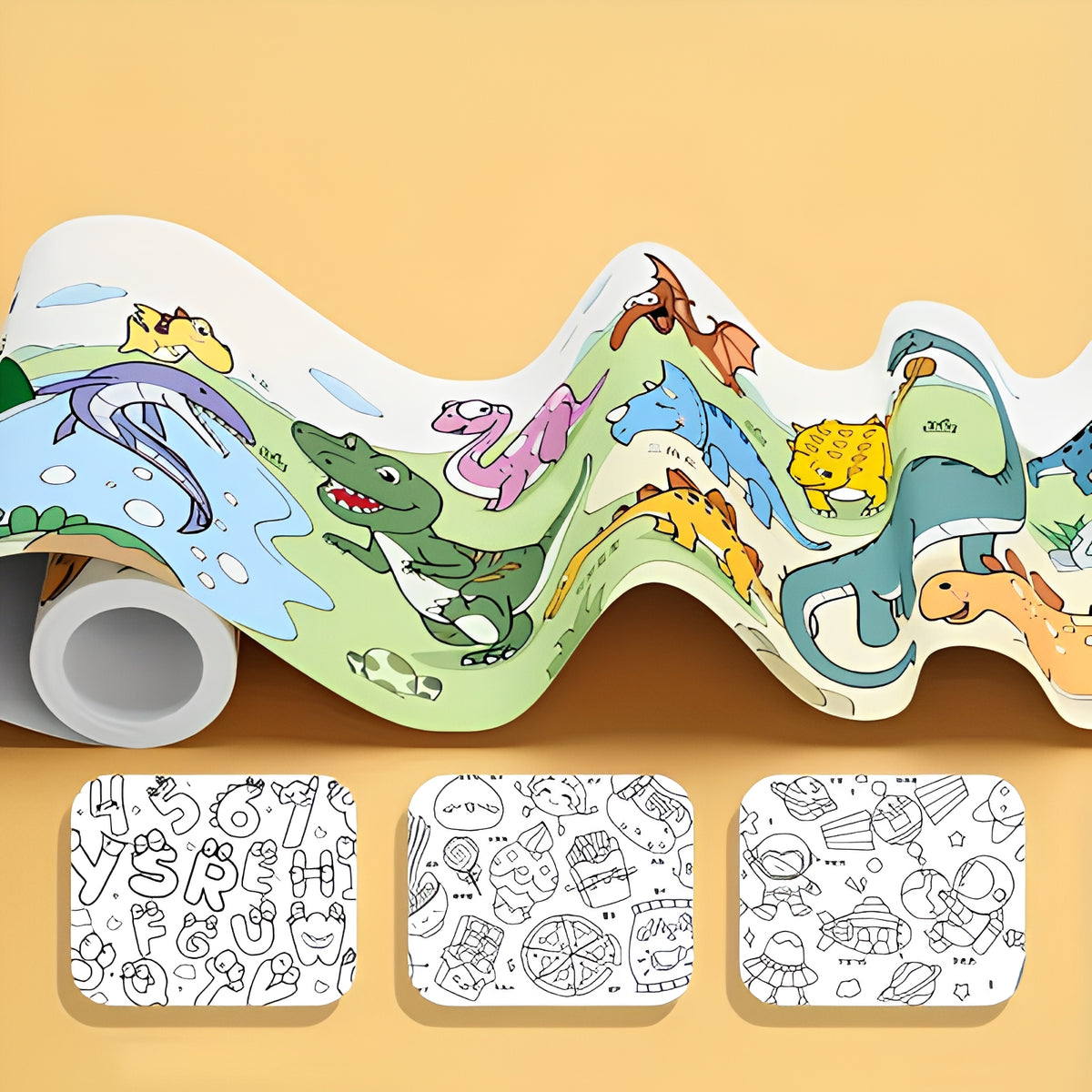 Rollo de papel para colorear de 300cm