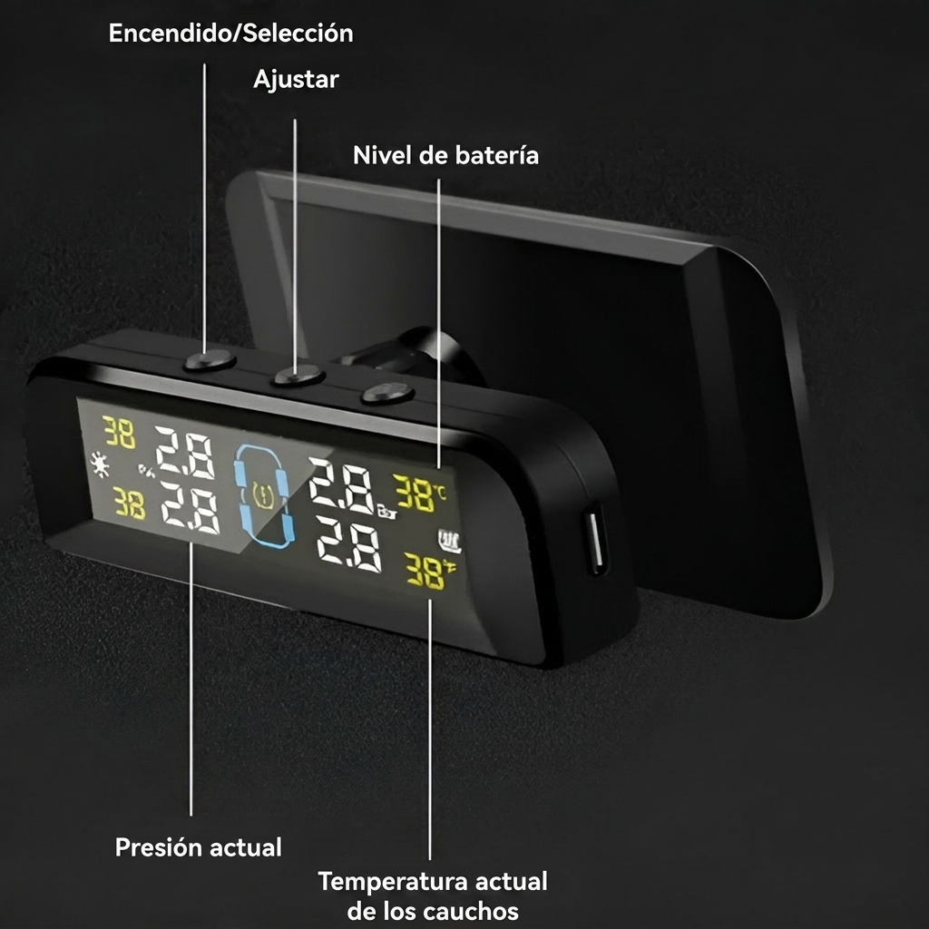 Sistema de monitoreo de presión de neumáticos