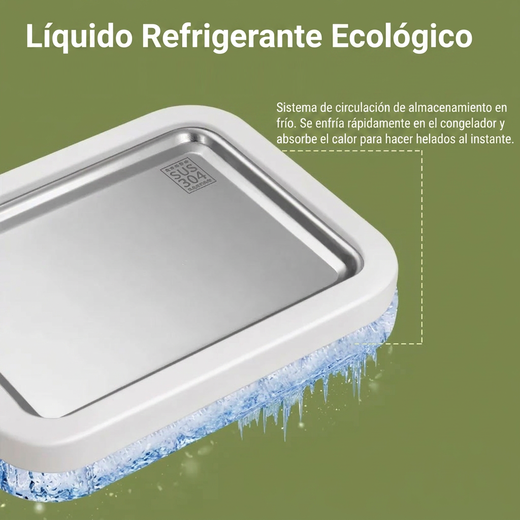 Tabla con espatula Casera Para Hacer Helados