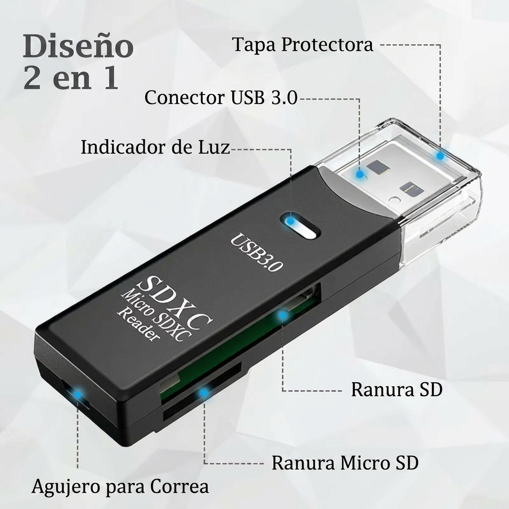Lector De Tarjetas USB 3.0