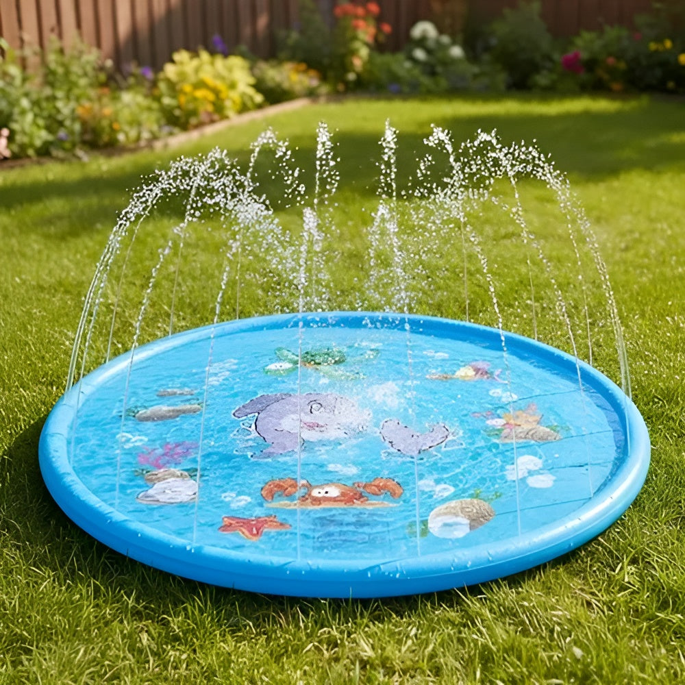 Alfombra aspersora para ninos para piscina y exterior – Tienda online NQLN Store Venezuela