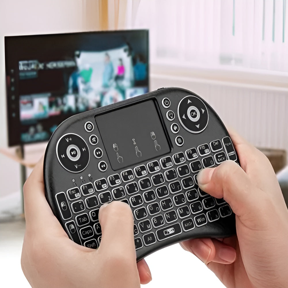 Mini Teclado Inalambrico Led para Smart Tv