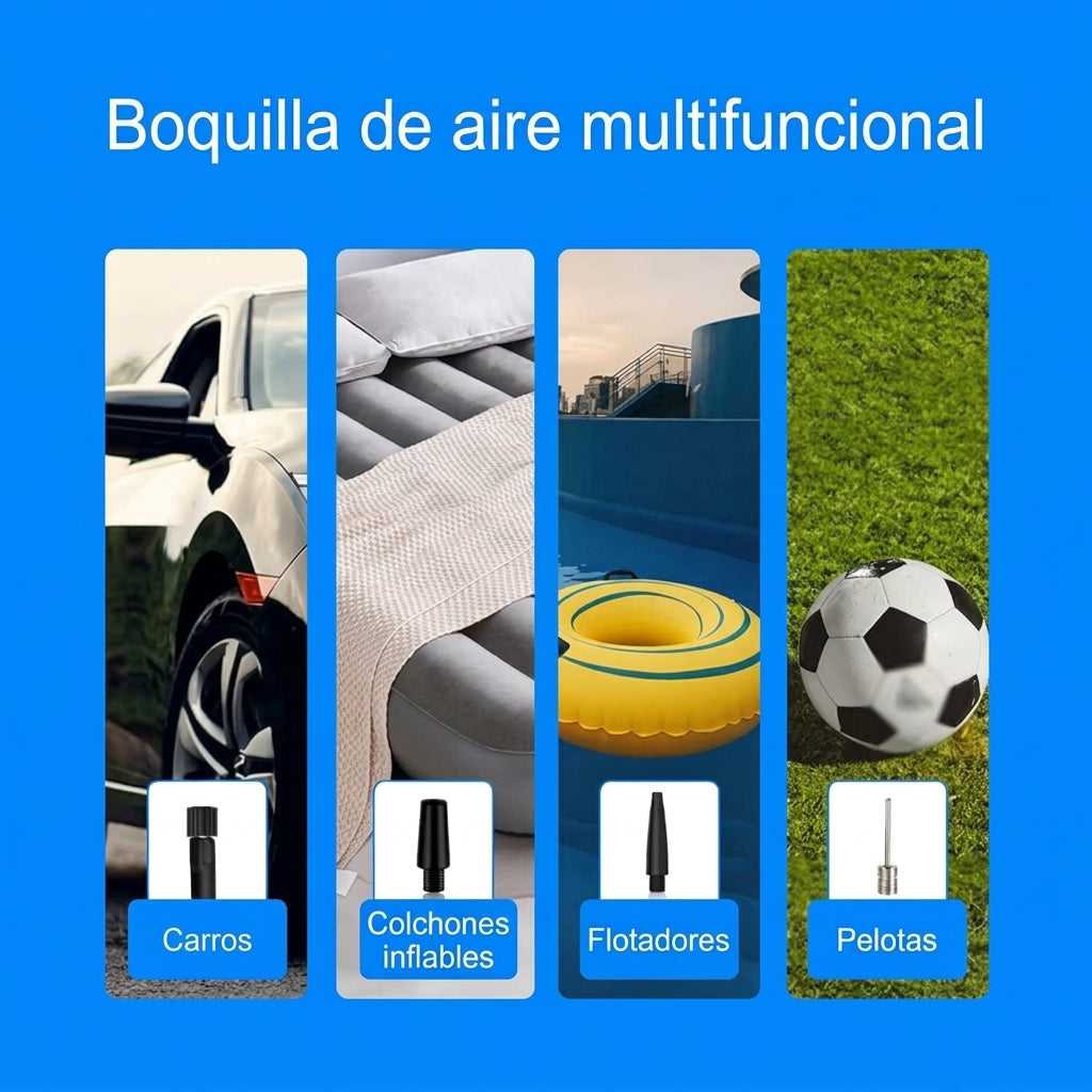 Inflador de cauchos y powerbank