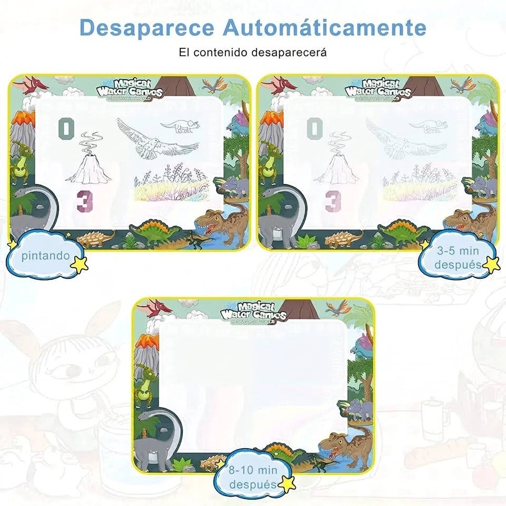 Alfombra magica de agua para dibujar