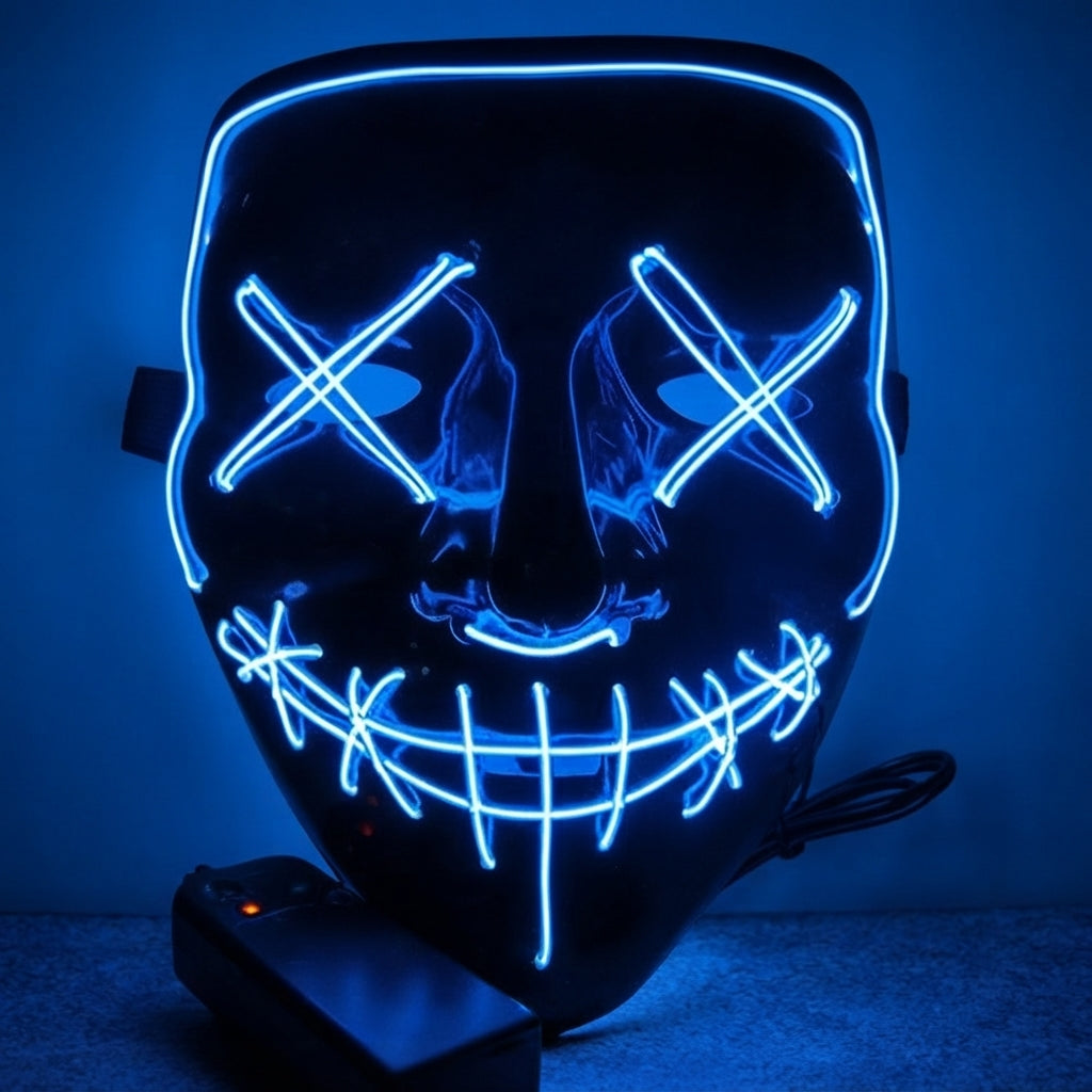Mascara LED para disfraz