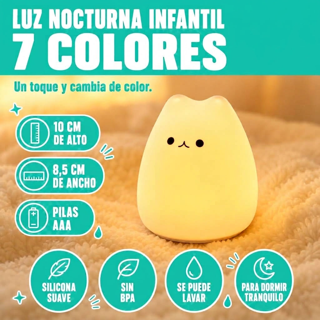 Lampara de silicona para mesa