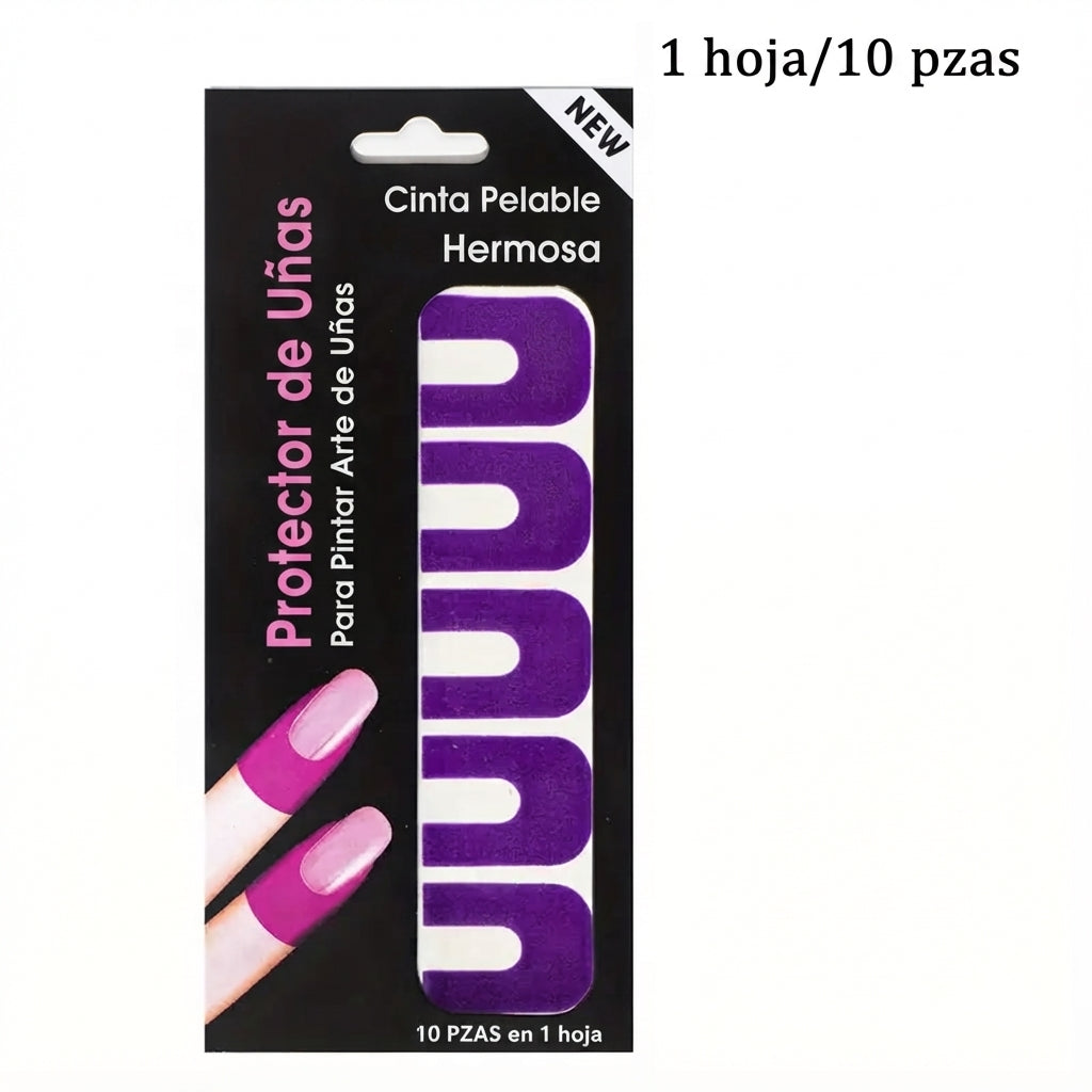 Protector de uñas para esmalte (pack de 10)