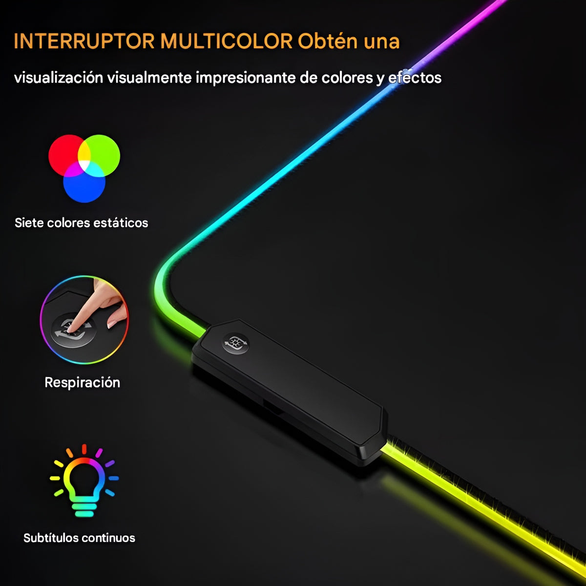 Alfombrilla de Raton con Luces LED – Comprar al mejor precio en NQLN Store Venezuela