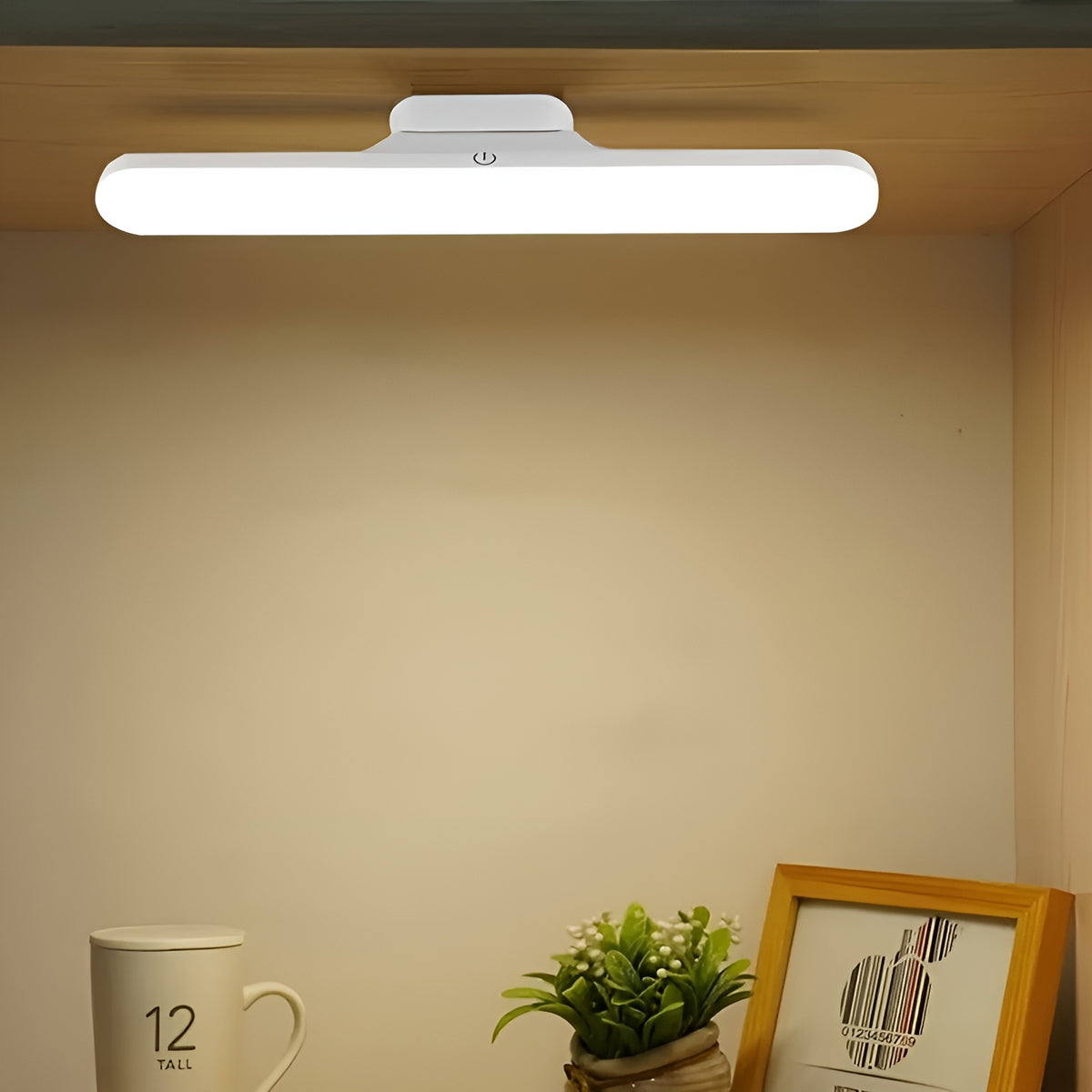 Lámpara magnética giratoria recargable – Vista detalle del producto – NQLN Store