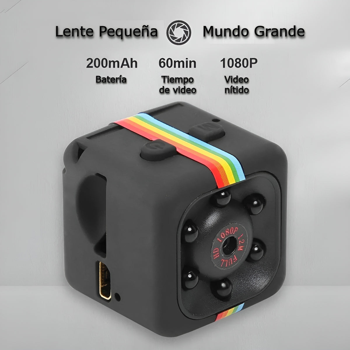 Mini Camara Espia – Vista de cerca del producto – NQLN Store