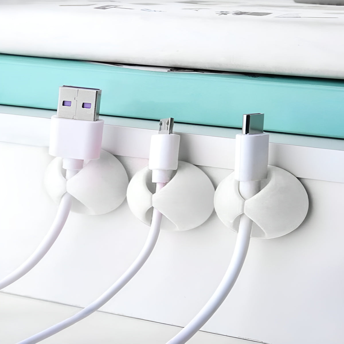 Organizador de cables de silicona – Comprar al mejor precio en NQLN Store Venezuela