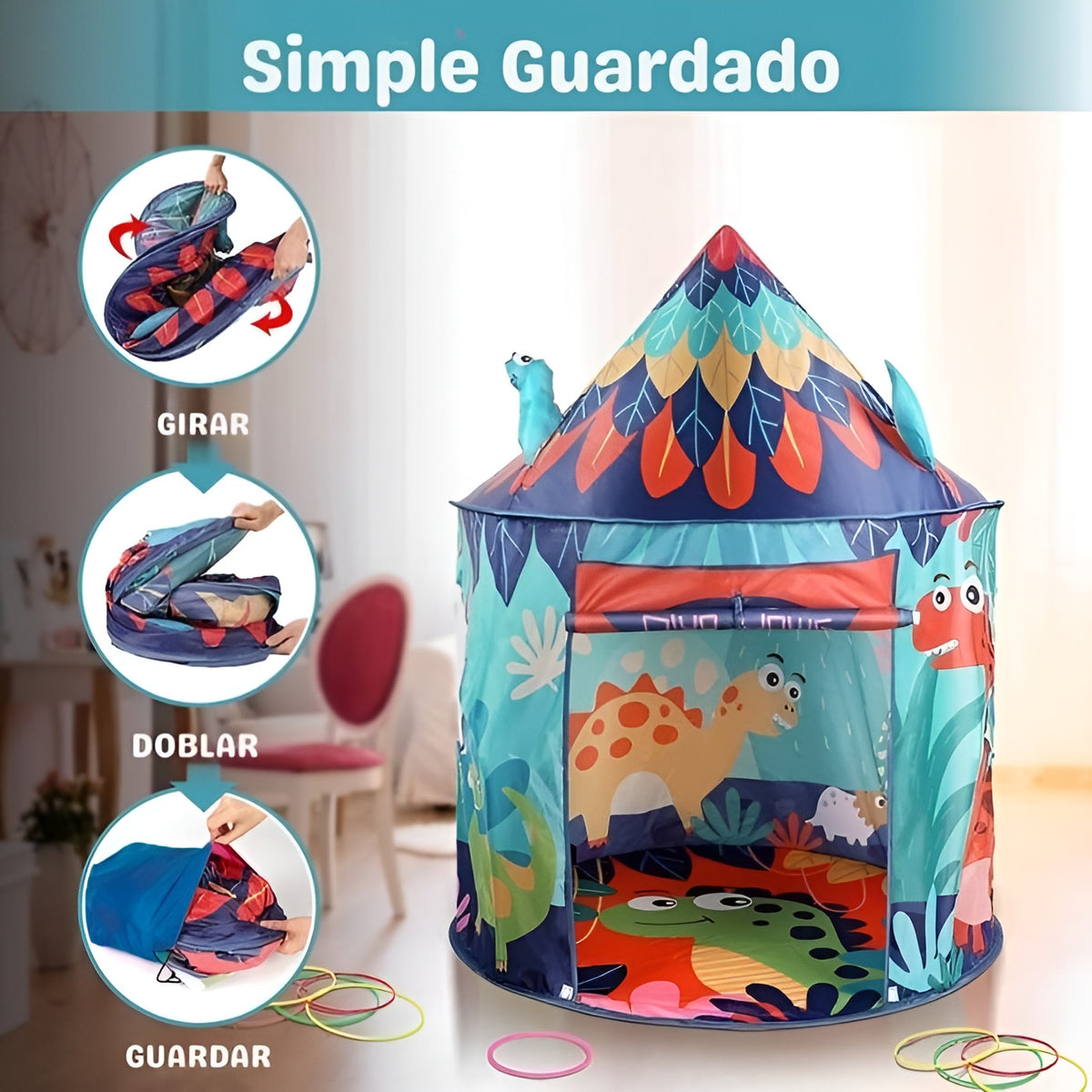 Carpa de juegos única de dinosaurios para niños como juguete – Envío a toda Venezuela – NQLN Store