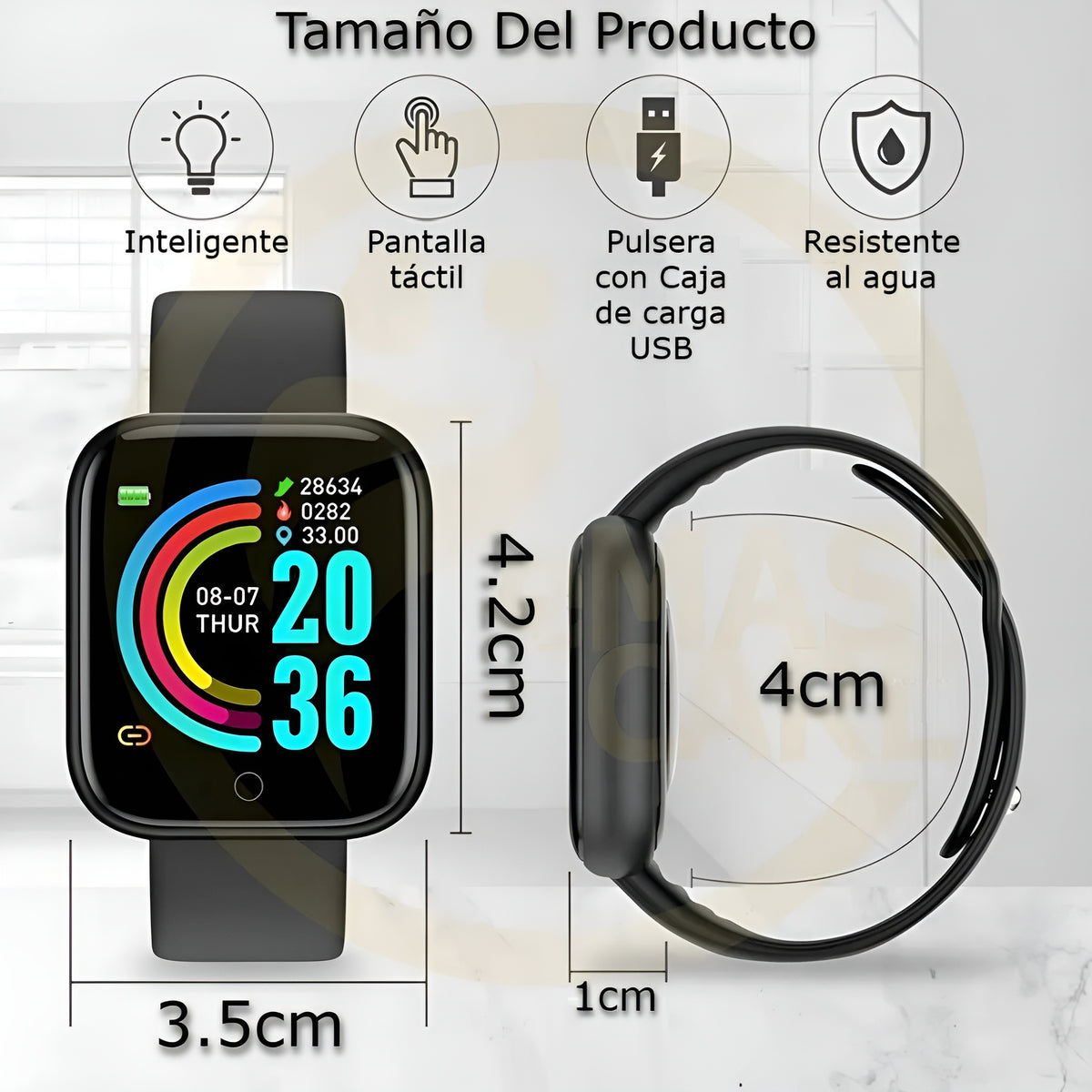 Reloj inteligente Y68 D20 – Presentación del producto – Comprar en NQLN Store