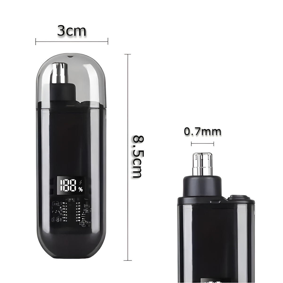 Recortadora portátil para vello nasal – Presentación del producto – Comprar en NQLN Store