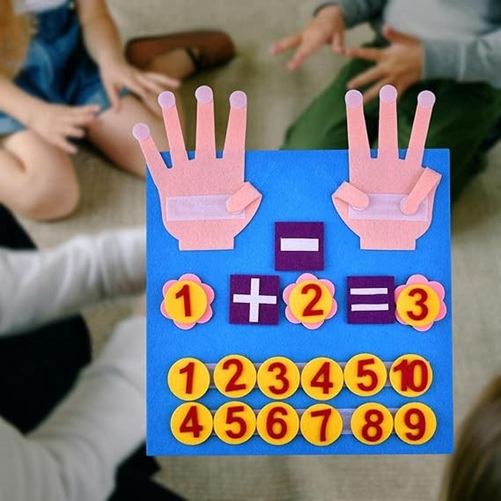 Juguete educativo de fieltro para ninos