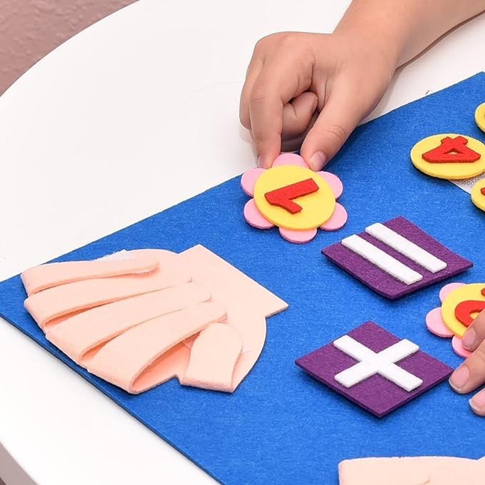 Juguete educativo de fieltro para ninos