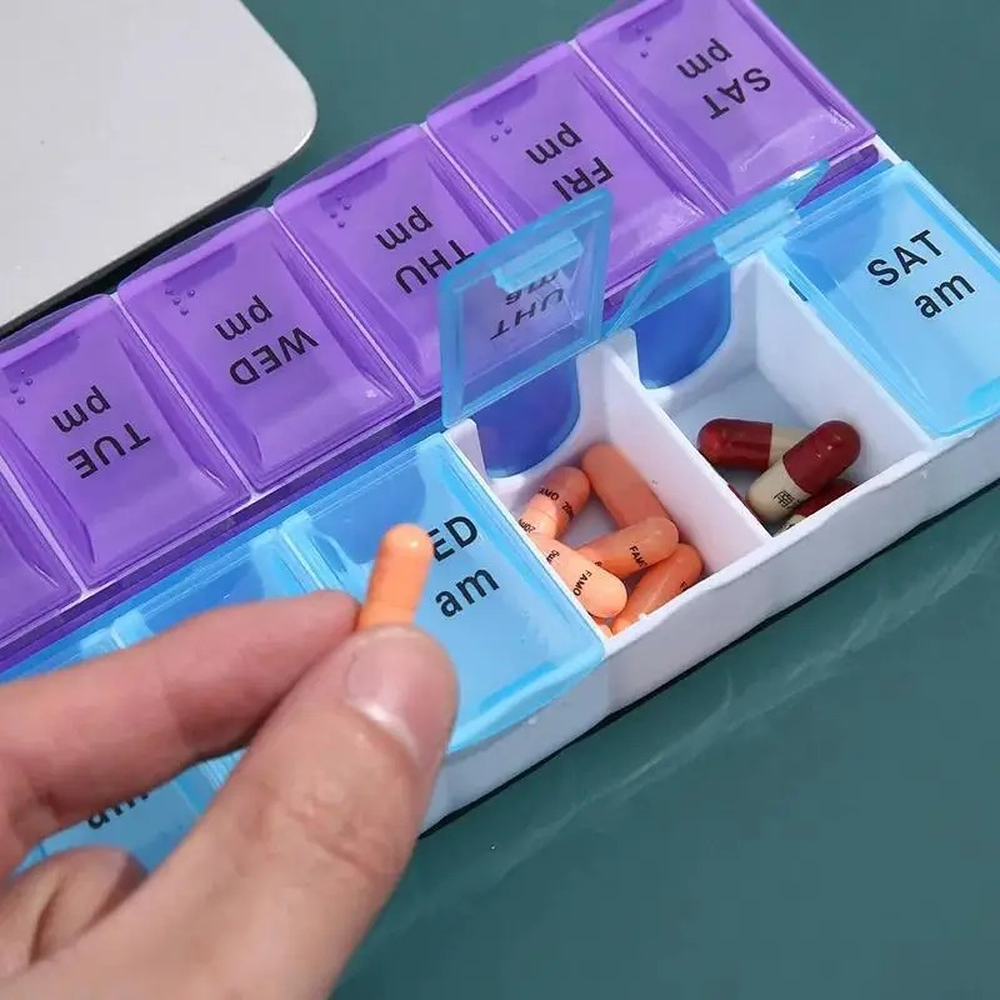 Caja organizadora para pastillas