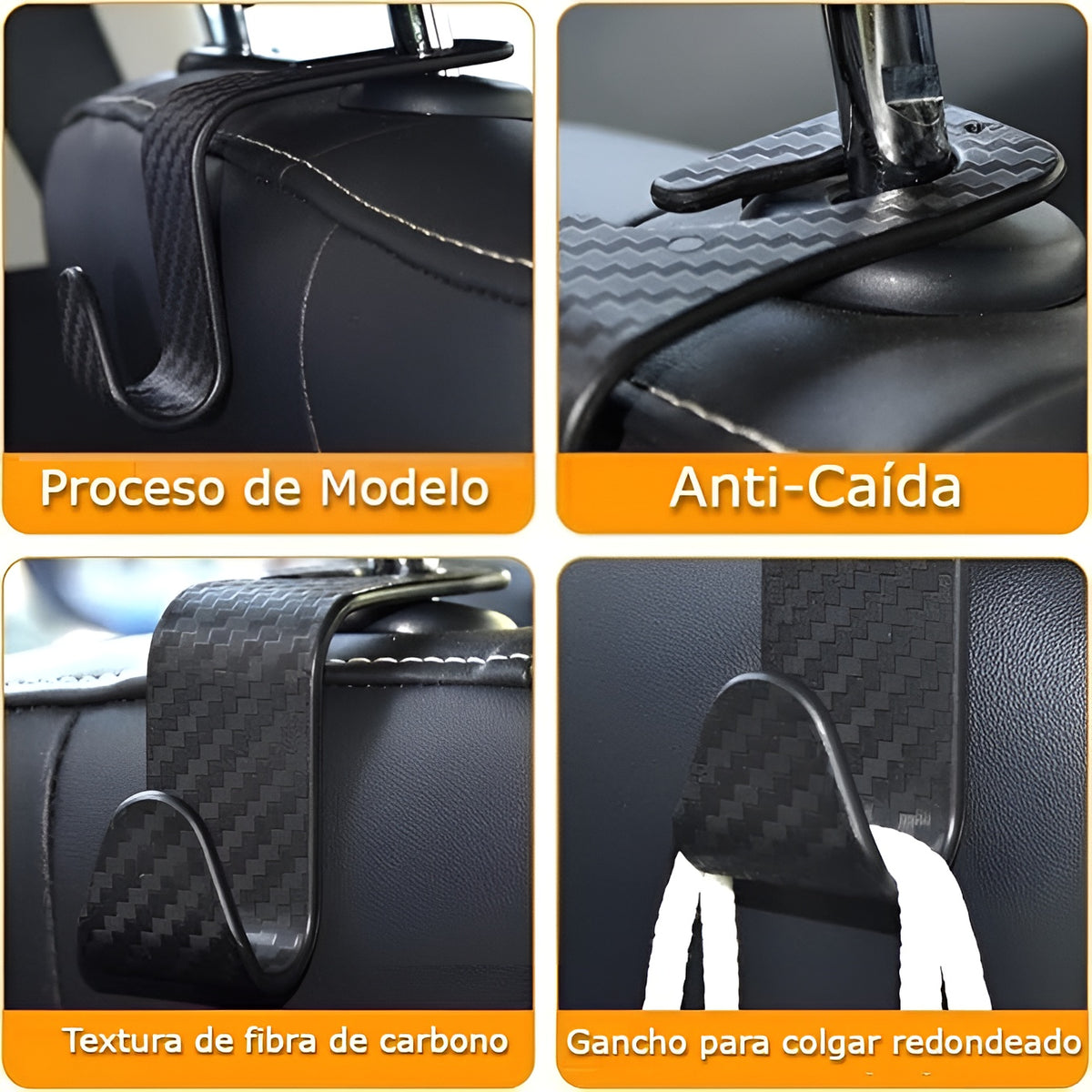 Gancho de Respaldo de Asiento de carro (Pack de 10) – Tienda online NQLN Store Venezuela