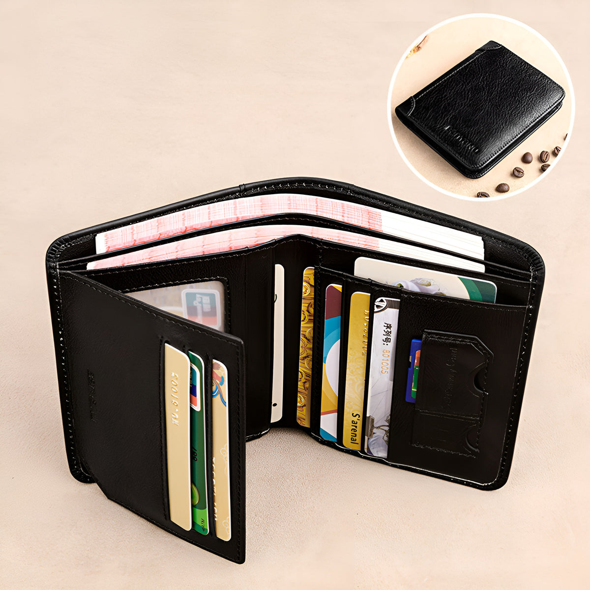 Billetera vintage para hombre