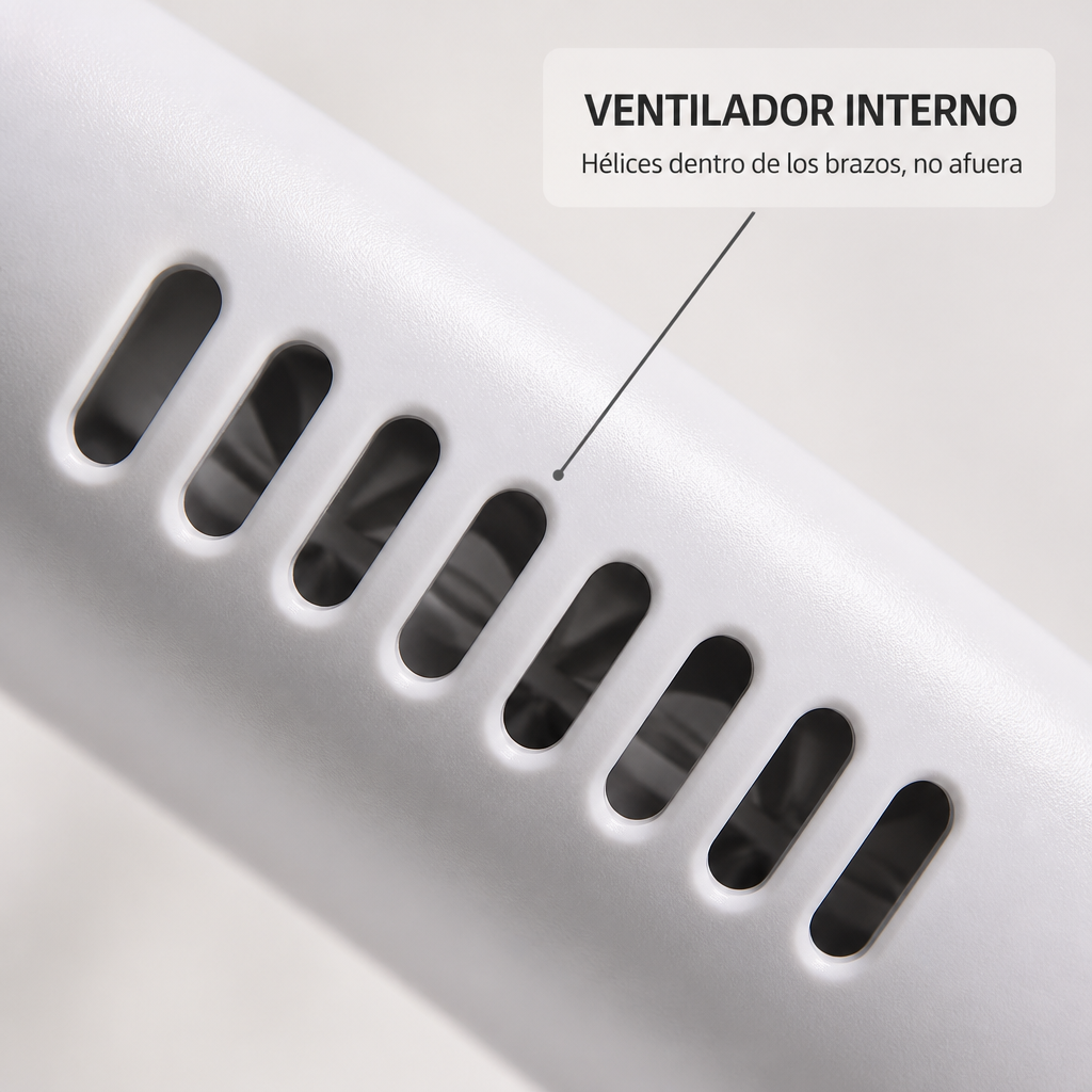Ventilador de cuello portatil