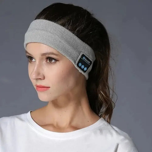 Cintillo con auriculares Bluetooth para ejercicio