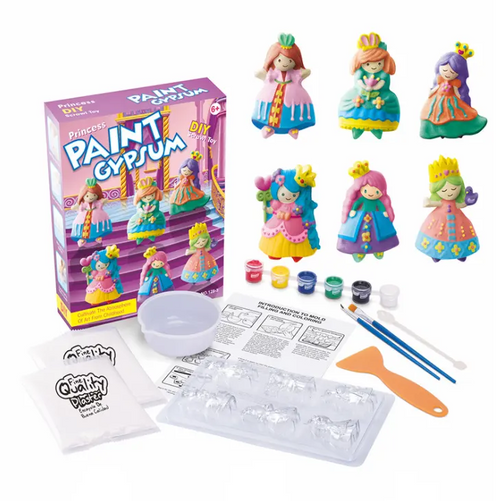 Manualidades con yeso e imanes para pintar