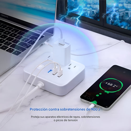 Regleta Extension con USB