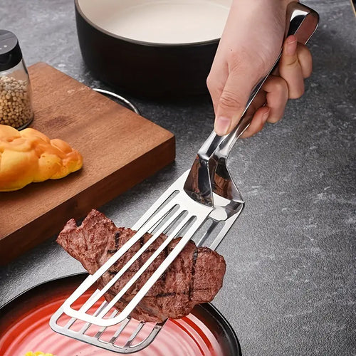 Espatula de acero inoxidable para cocinar