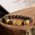 Pulsera de obsidiana negra Feng Shui