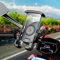 Soporte para teléfono de motocicleta con cargador inalámbrico Qi de 15 W – Vista detalle del producto – NQLN Store
