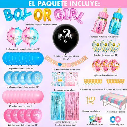 Kit de Revelacion de Sexo
