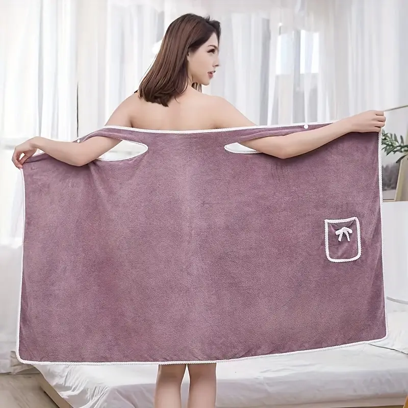 Toalla de microfibra absorbente para mujer – Detalle y presentación – NQLN Store Venezuela