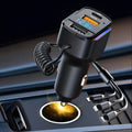 Cargador rapido para carro de 65 W con 3 puertos USB