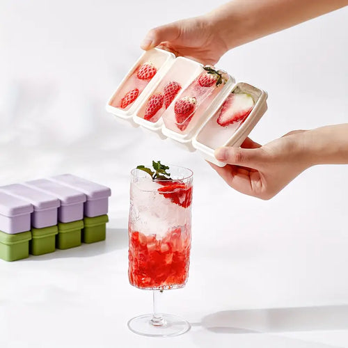 Bandeja de silicona para cubitos de hielo