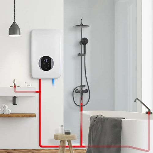 Calentador de agua con Wifi de 7000kw para apartamentos de 2 baños 220v