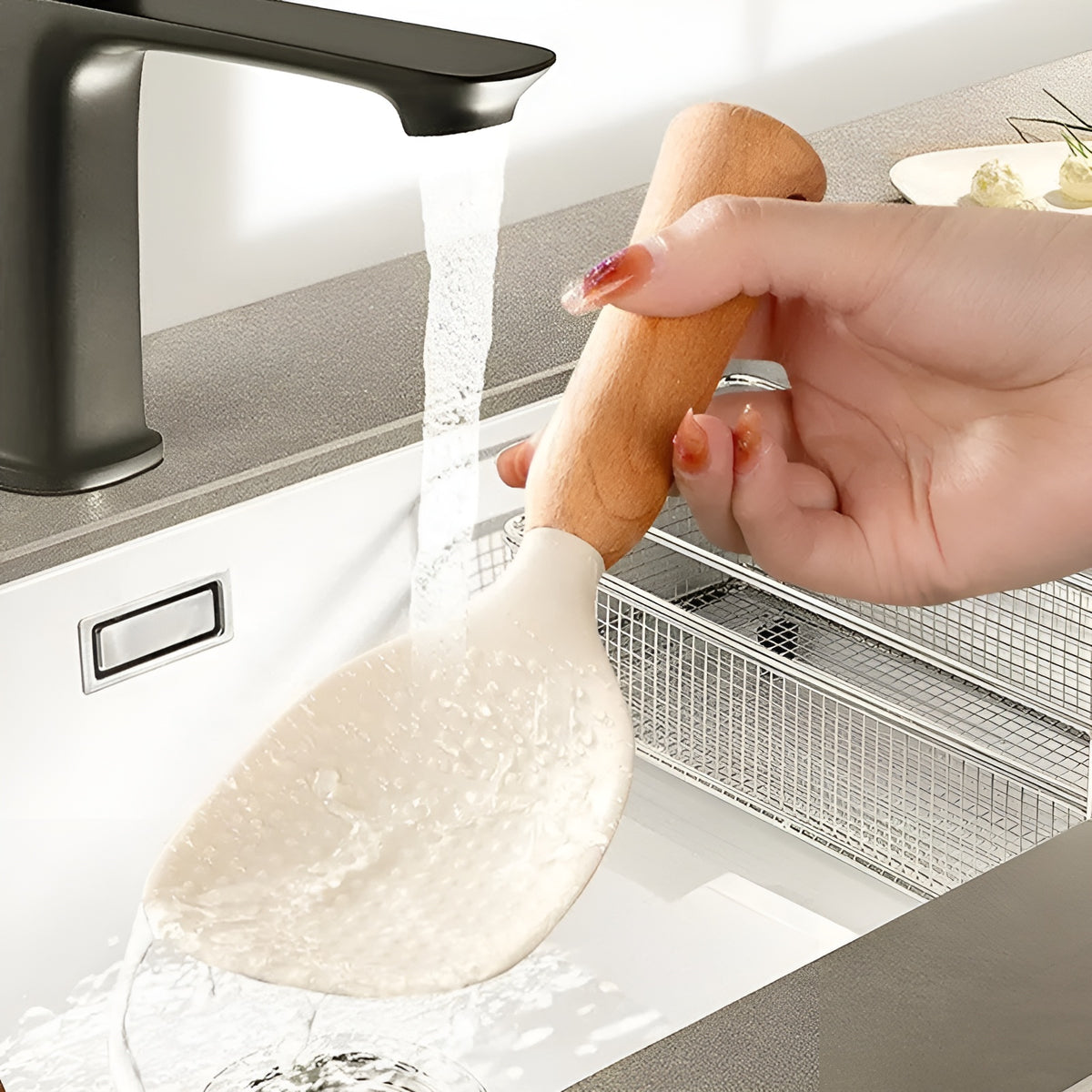 Espátula de silicona con mango – Tienda online NQLN Store Venezuela