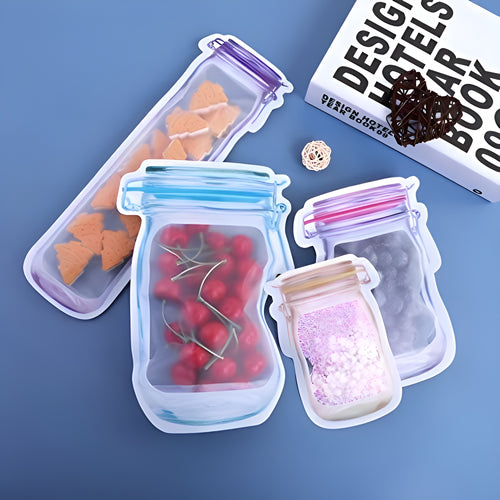 Bolsas de almacenamiento en forma de botella (pack de 4)