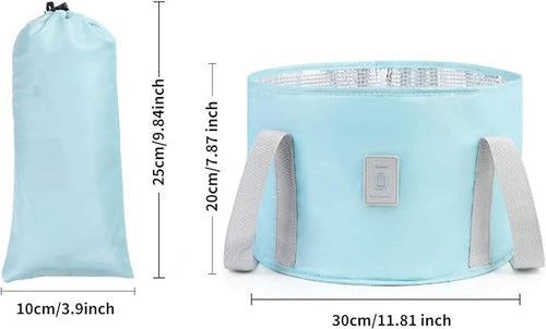 Banera Plegable Portatil con Asa para Pies