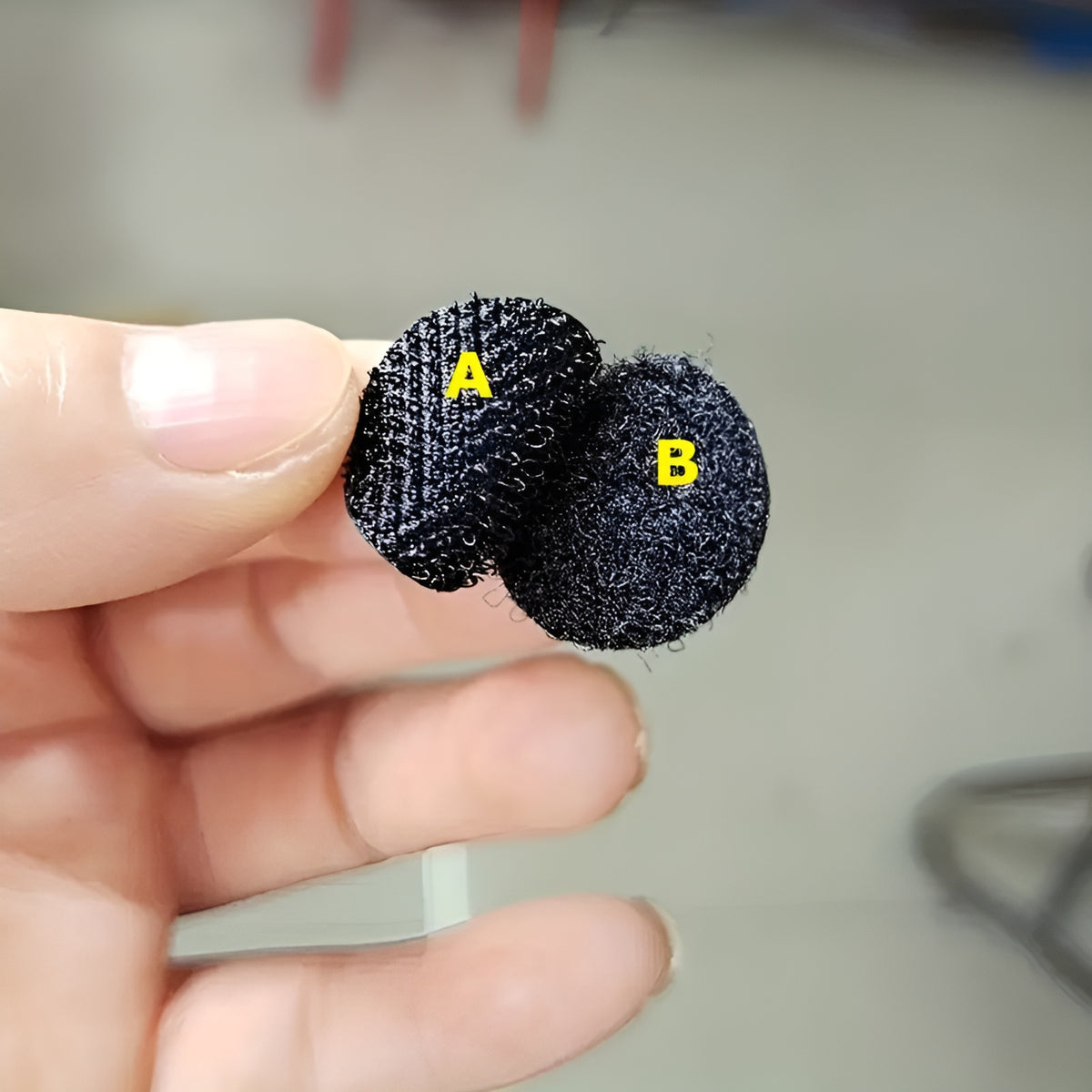 Pegatinas circulares de cierre mágico (50 unidades) – Vista detalle del producto – NQLN Store