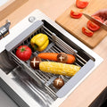 Escurridor de platos de cocina retráctil de acero inoxidable – Envío a toda Venezuela – NQLN Store
