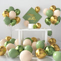 Kit de Globos Verdes y Dorados de 117 Piezas – Envío a toda Venezuela – NQLN Store