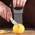 Soporte acero inoxidable para rebanar cebollas para cocina – Tienda online NQLN Store Venezuela