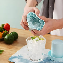 Contenedor portatil para hacer hielo