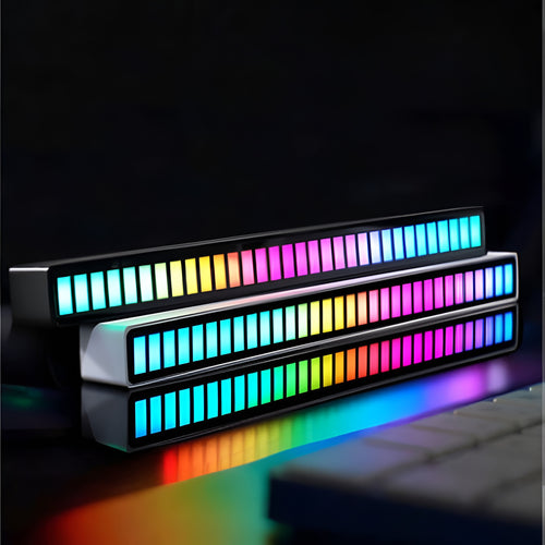 Barra de luces LED RGB ritmo de sonido ambiental